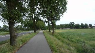 preview picture of video 'Bicycle trip: Dorpsstraat in Renswoude to Rijksweg in Veenendaal de Klomp [ZAWSRDKEO part 5]'