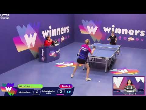 Winners League  17.09.21 Biletska Inna - Palazhchenko Yuliia 21:00