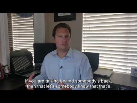 Dealing With Back stabbers At Work