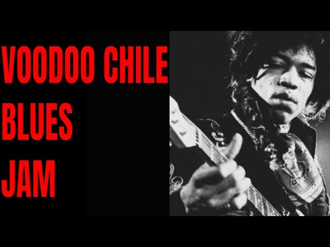 Voodoo Chile Jimi Hendrix Style Blues Guitar Jam Track (D Minor)