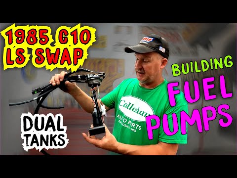 PUMPED UP! - Square Body C10 5.3 LS Swap - Building Fuel Pumps For OEM Dual Tanks - UTX