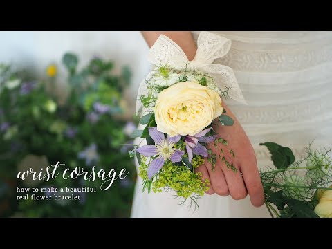 How to make a Wrist Corsage tutorial