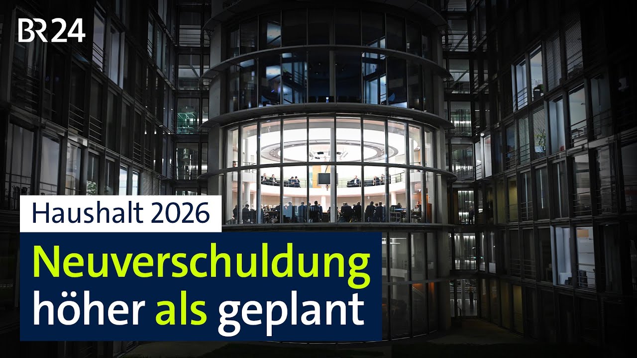 Hohe Schulden und Investitionen: Der Bundeshaushalt 2026 | BR24