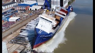 Launch of the Symphony Spirit at Ferus Smit shipyard (Leer, Germany)