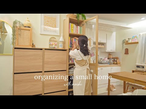Organization Ideas and Storage Hacks for a Small Home 🏡 | Cozy Days at Home 🍃🧺 | Shop at Daiso 🛒