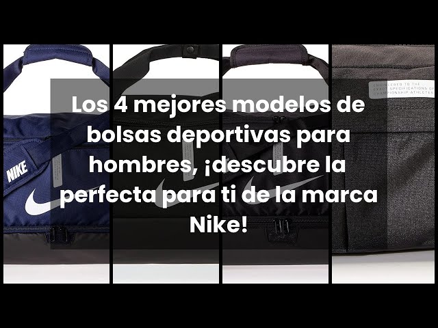 Vídeo relacionado con Nike CU8097-010 NK ACDMY Team S Duff Gym Bag Unisex Adult Black/Black/(White) Tamaño Uni