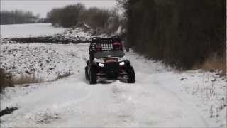 preview picture of video 'RZR + neige en côte d'Opale = Le pied !!!'