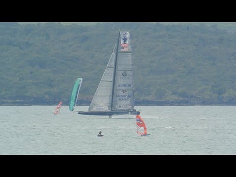 2021 America's Cup: American Magic's training session 1/2