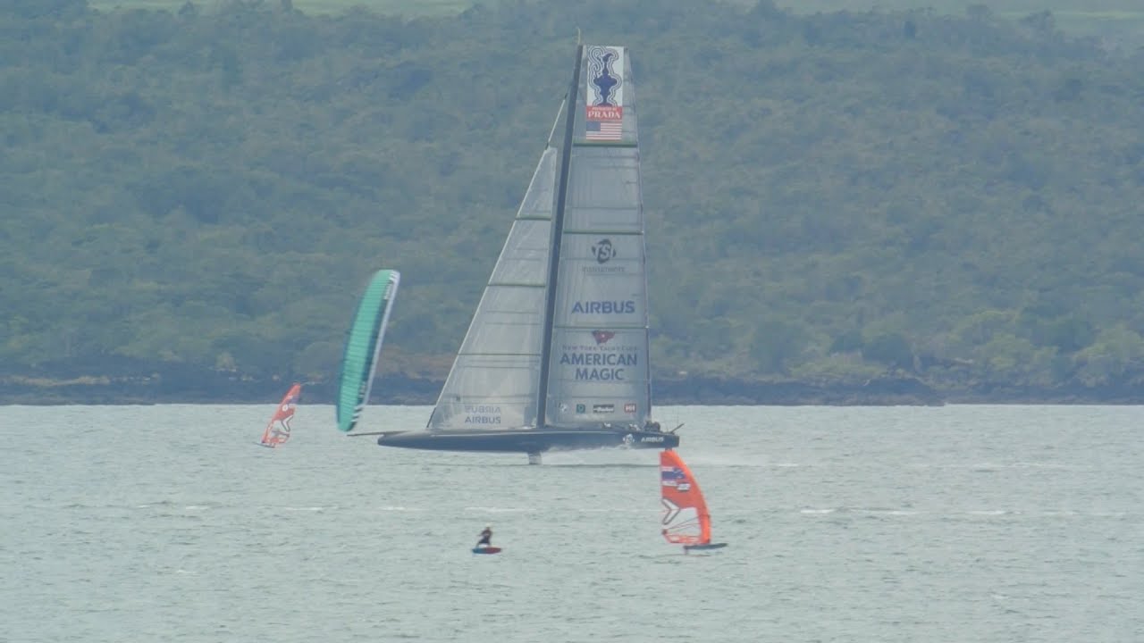 2021 America's Cup: American Magic's training session 1/2
