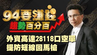 外資高達28118口空單 提防短線回馬槍