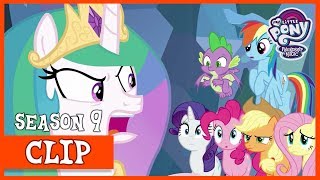 The Mane Six's Escape from the Legion of Doom (The Ending of the End) | MLP: FiM [HD]