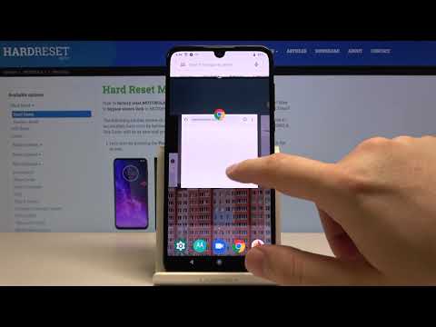 How to View Two Apps On One Sreen in MOTOROLA One Zoom - Split Screen