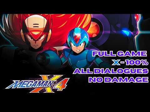 Mega Man X4 (PS1) - FULL GAME Walkthrough ~ X 100% (1080p) [No Damage/All Dialogues]