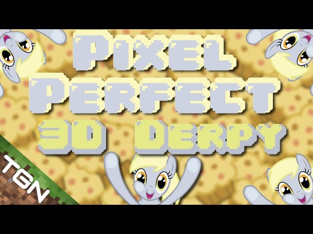 Derpy Hooves ~ 3D Voxel Art Minecraft Map