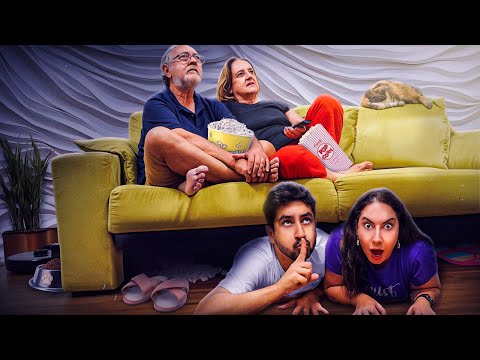 PASSEI A NOITE VIGIANDO MEUS PAIS *invadimos a casa*