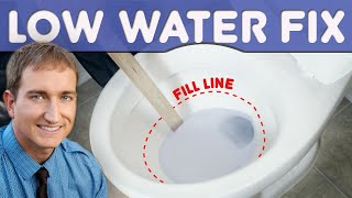 Why Is There Low Water Level In The Toilet Bowl And How to Repair