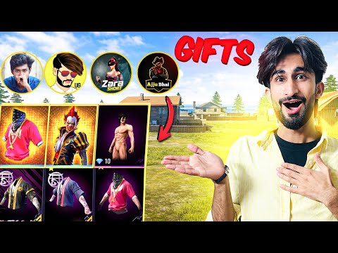 Will International Free Fire YouTubers Give Me Rare Items 😱? Garena Free Fire