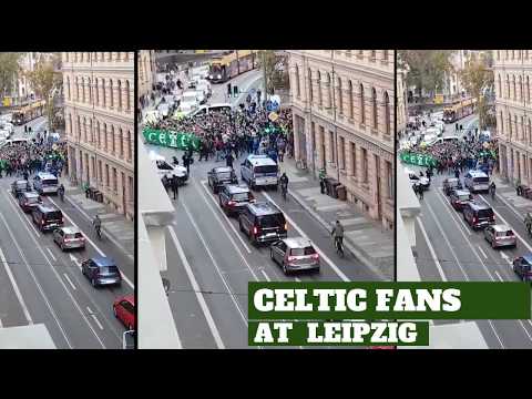 Celtic fans at Leipzig part2