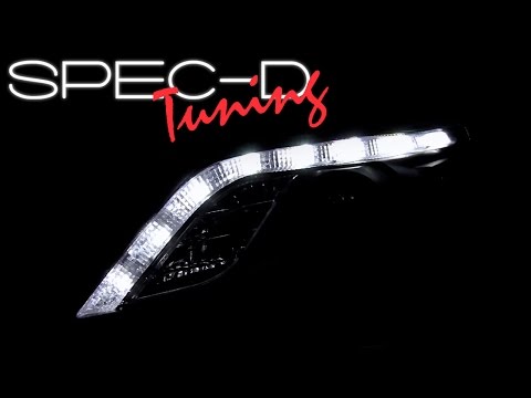 SPECDTUNING DEMO VIDEO: 2011-2013 TOYOTA COROLLA LED PROJECTOR HEADLIGHTS