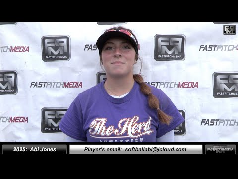 2025 Abi Jones 3.5 GPA - Athletic Pitcher Softball Skills Video - San Jose Sting