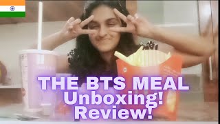 Funny Unboxing of  Mc Donald's BTS Meal from Hyderabad-India|Review Of  BTS India Meal|Cajun Sauce