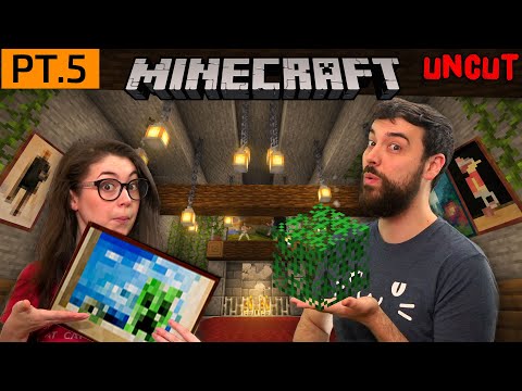 Decorating our Majestic Mining Hall and our Crevices... (Minecraft S2 pt.5 uncut)