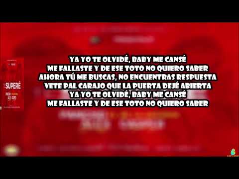 ALEX ROSE FT. CASPER MAGIO  PANCHO EL DE LA AVENIDA - TE SUPERE - LETRA