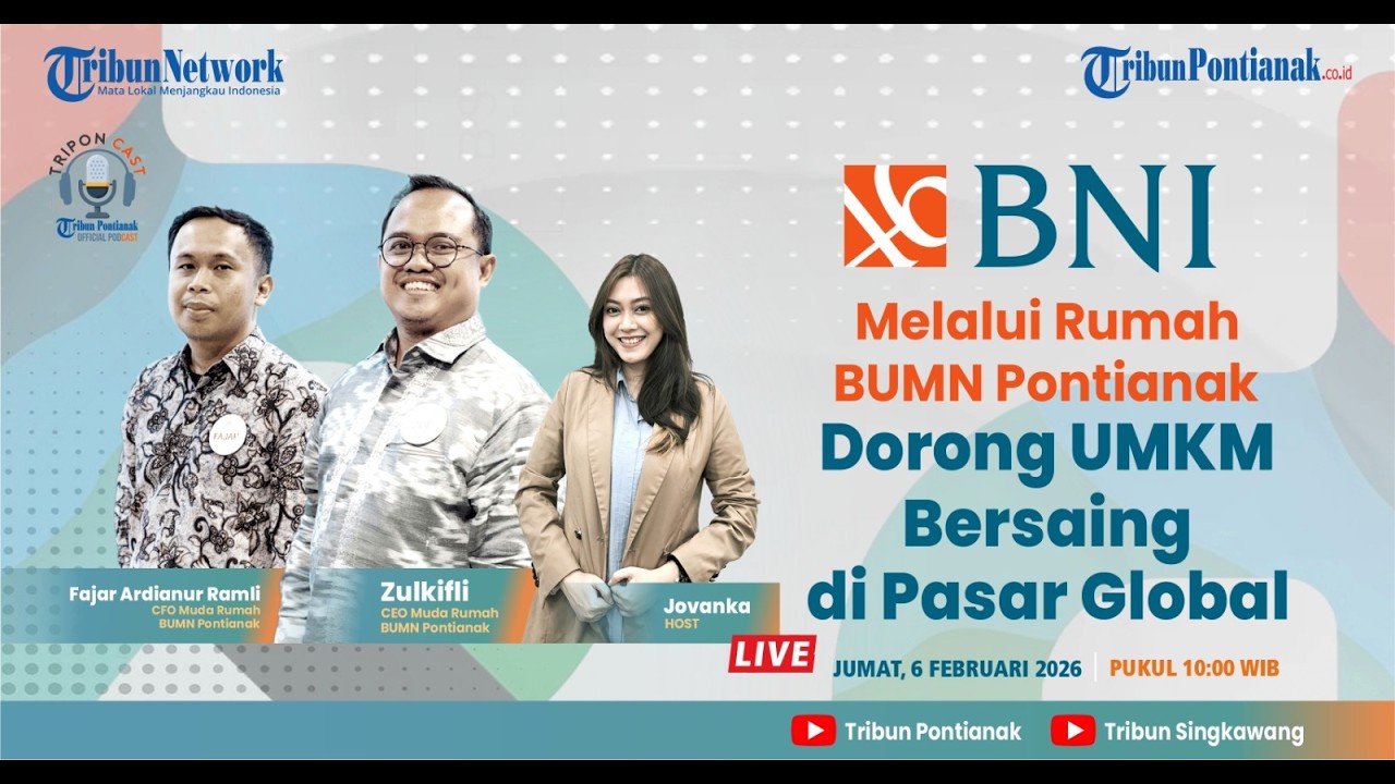 🔵 BNI DORONG UMKM PONTIANAK TEMBUS PASAR GLOBAL LEWAT RUMAH BUMN