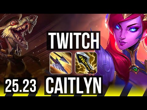 TWITCH & Lulu vs CAITLYN & Braum (ADC) | 69% winrate | EUW Diamond | 25.23
