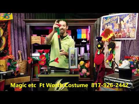 "Trick Of The Week"  Flower Maker Tube Tora Magic   Magic etc Ft Worth Costume 817-926-2442