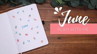June Bullet Journal Plan with Me 2021 | June Plan w/Me | Bujo | Journal with Me | Archer and Olive