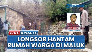 Longsor Terjang Maluk, Sejumlah Rumah Warga Rusak Parah, Korban Masih Menunggu Bantuan