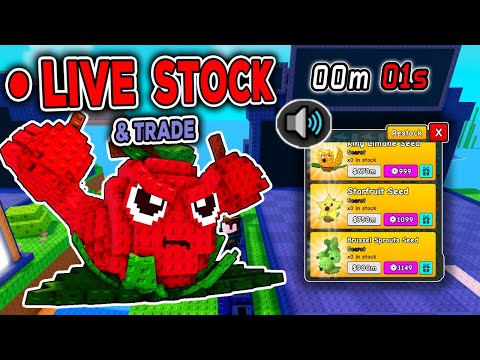 🔴 LIVE Plants vs Brainrots Stock 24/7 | Pluvarion