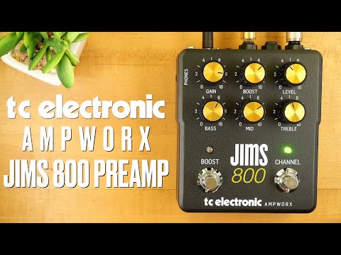 Демонстрация предусилителя TC Electronic JIMS 800 Preamp