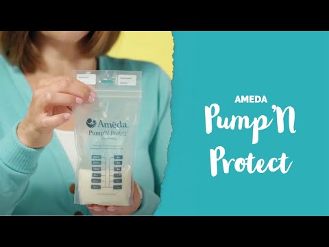 Ameda Pump N Protect Milk Storage Product Overview
