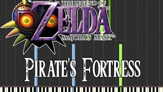 Zelda Majora's Mask - Pirate's Fortress (Synthesia)