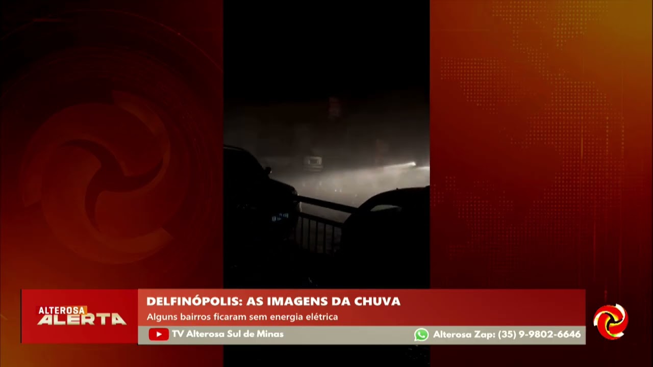 Granizo atinge Delfinópolis: bairros ficaram sem energia elétrica
