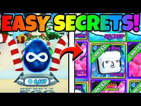 How To Hatch ALL New CHRISTMAS EVENT SECRET Pets SUPER FAST in Bubble Gum Simulator INFINITY