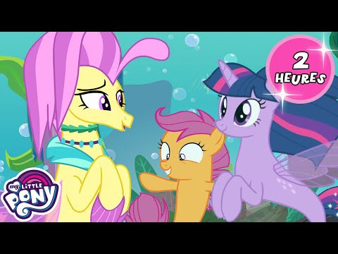 Découvrez les créatures d'Equestria🐉🦓🧜‍♀️ | 2 Heures | My Little Pony 🦄 La Magie de l'Amité
