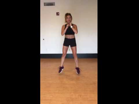 In and Out Jump Squats