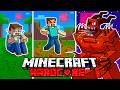 I Survived 100 DAYS As DEMON STEVE In HARDCORE Minecraft