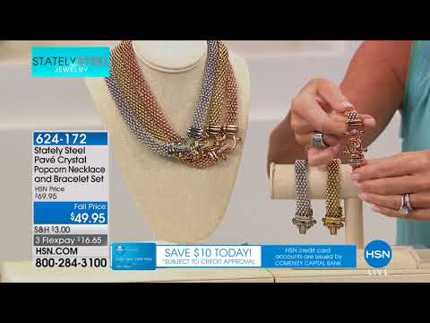 HSN | Stately Steel Jewelry 08.06.2018 - 03 PM