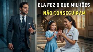 CEO Milionário Chegou Mais Cedo em Casa e Encontrou a Faxineira Dando Aula para Sua Filha Muda