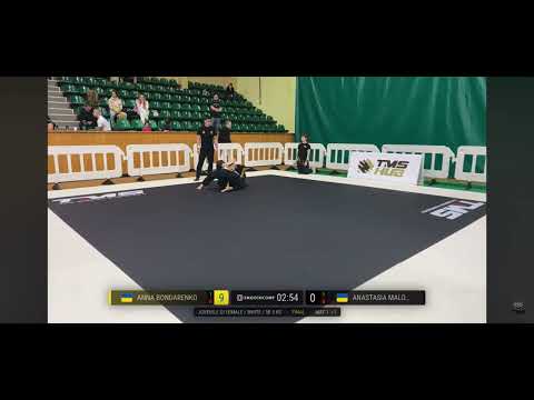 TMS UKRAINIAN CUP 2023 LVIV JUVENILE GI FEMALE  White  58 5 kg Anna Bondarenko & Anastasia Malona