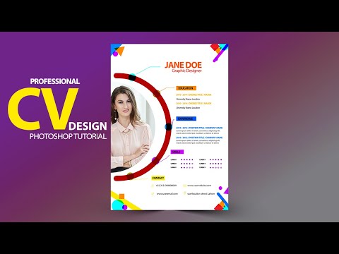 How to Creative Resume design Resume Design in Adobe Illustrator CC Vertex Graphic
