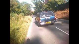 preview picture of video 'Ipswich cyclist another blind bend bellend in Sproughton'