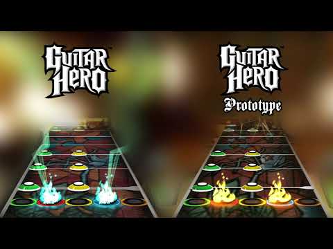 Guitar Hero 1 Prototype - "Unsung" Chart Comparison