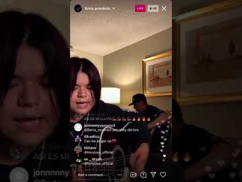 lluvia arambula goes solo no longer with Tony Loya sings - El Humilado