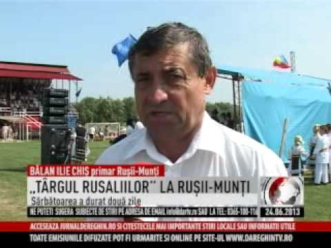 „TÂRGUL RUSALIILOR" LA RUŞII-MUNŢI