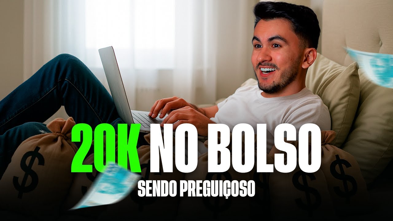 O NOVO MODELO DE NEGÓCIOS PARA COLOCAR R$ 20.000,00 NO BOLSO SENDO PREGUIÇOSO